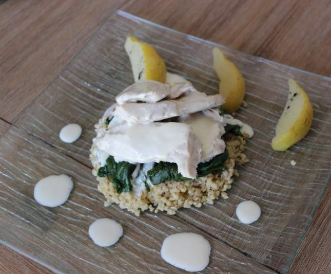 aiguillette de volaille mi-ange mi-démon