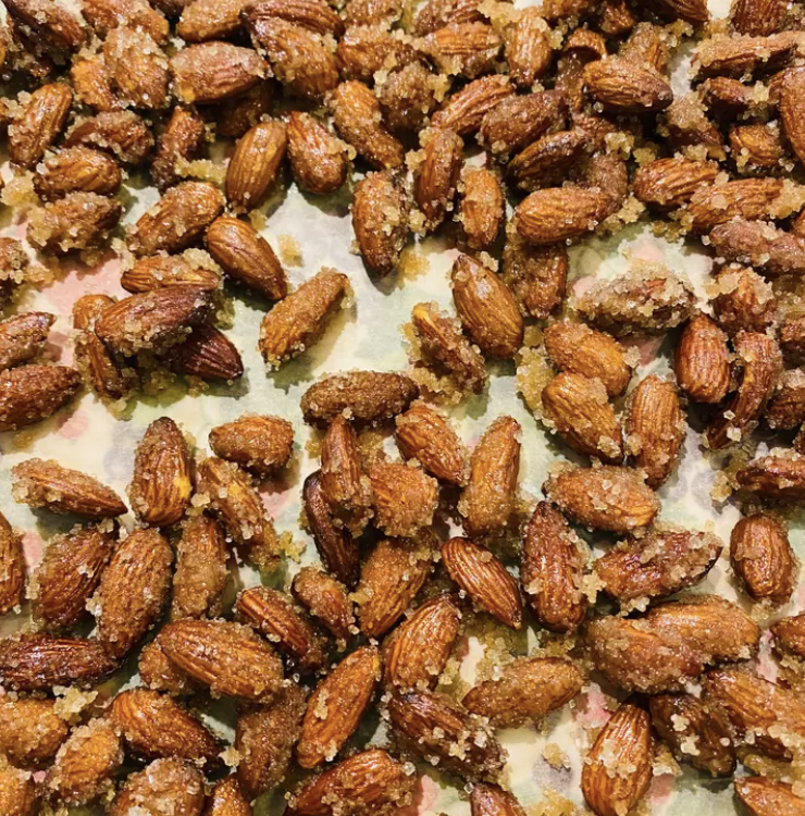 Amandes grillées au miel et cannelle