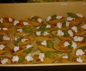 aubergine/tomate/féta en coque