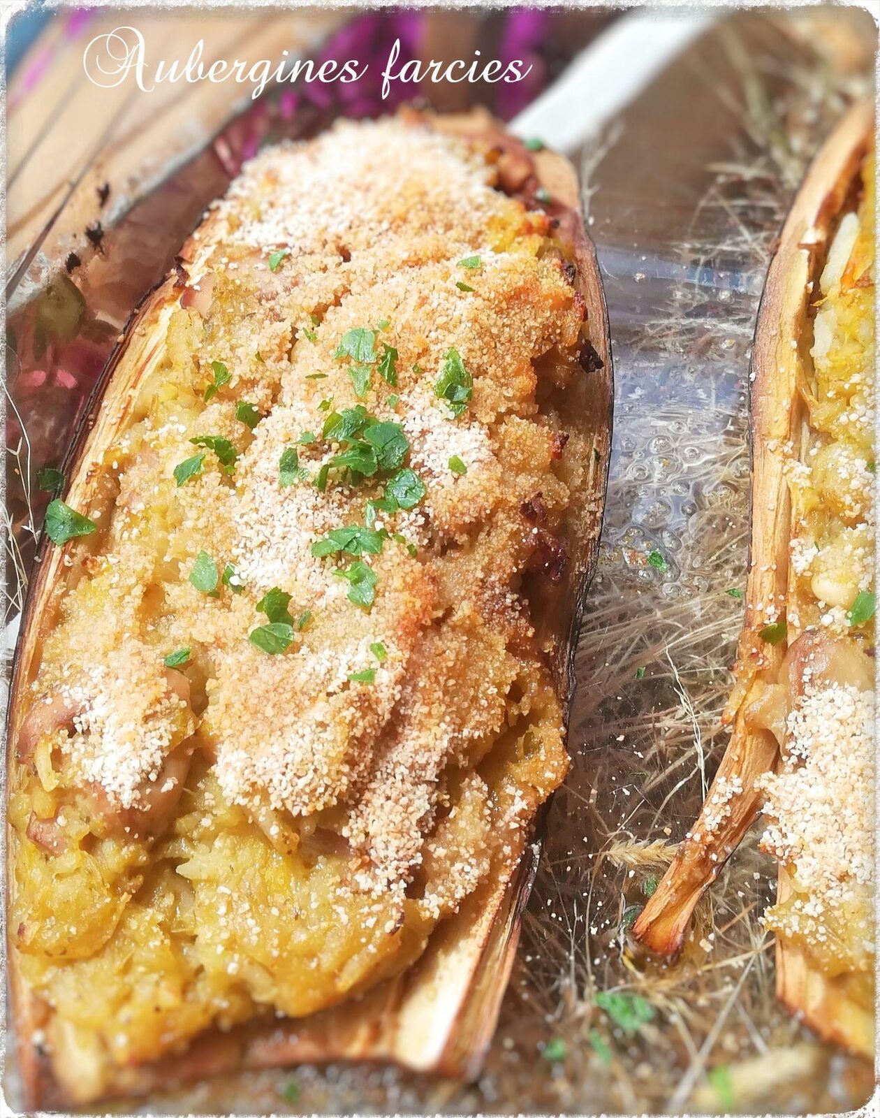 Aubergines farcies