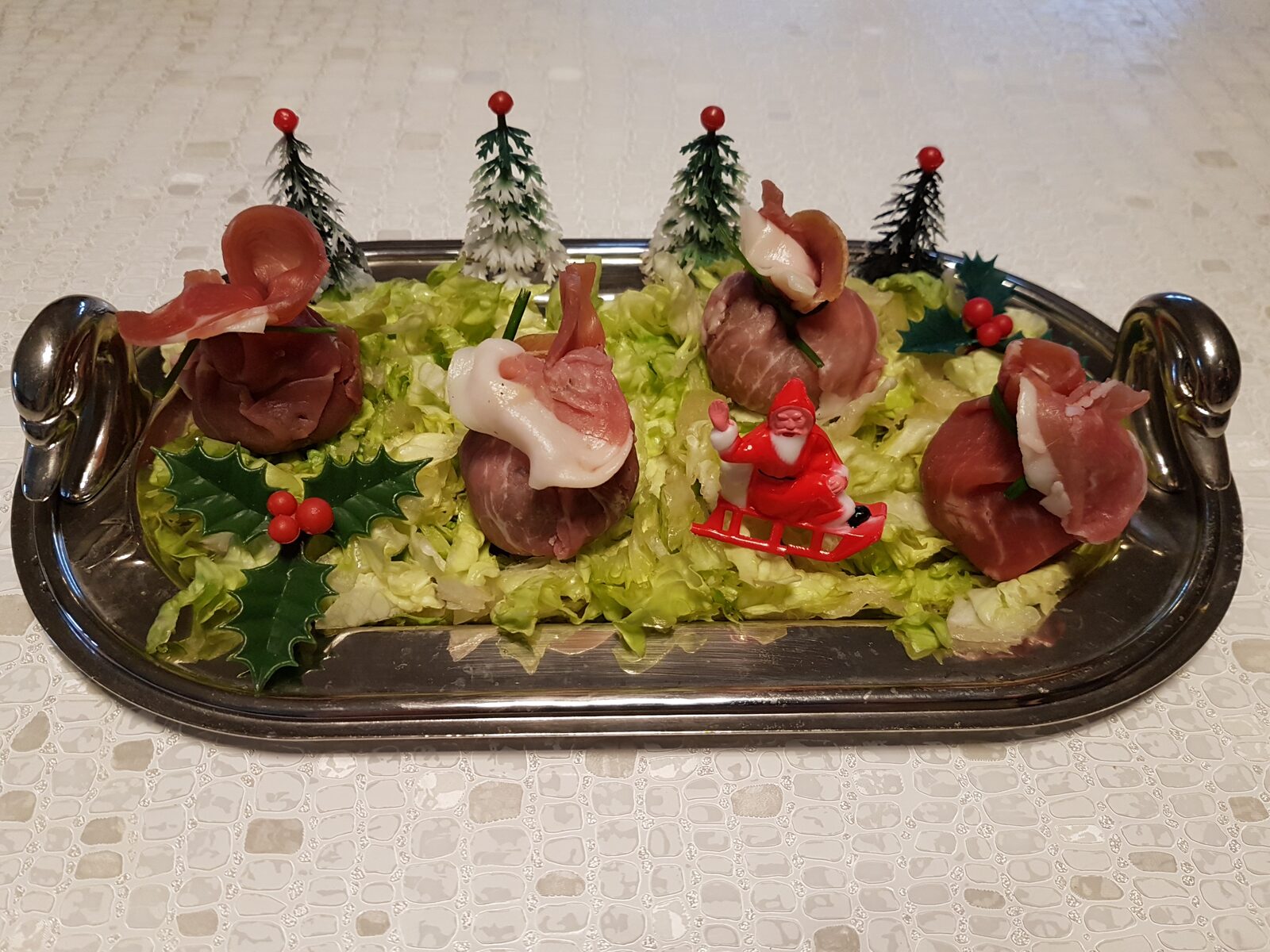 Aumonière de figue farcie au foies gras