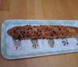 Baguette viennoise aux pépites de chocolat