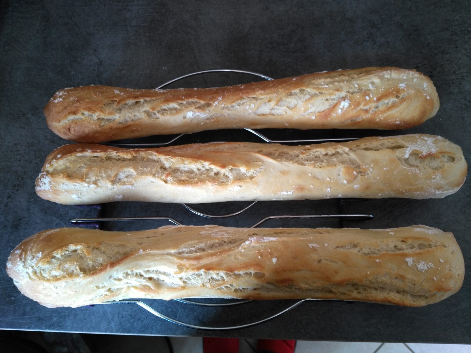 Baguettes en moins d'une heure