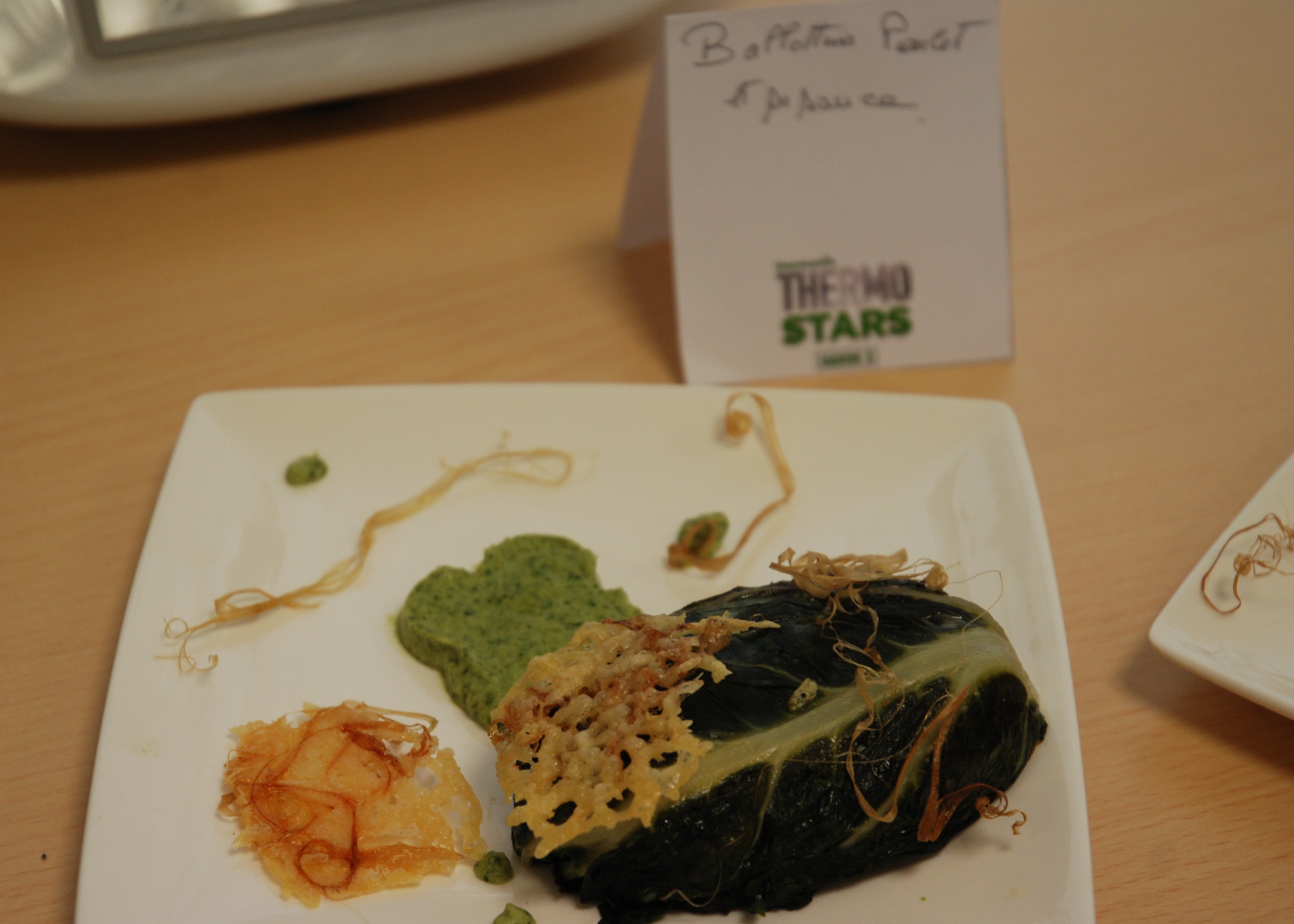 Ballotins de blettes,poulet ,et sa sauce - thermo stars