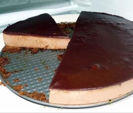 Bavarois au chocolat praliné