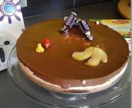 Bavarois aux snickers
