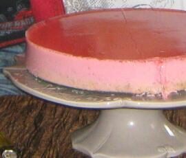 Bavarois léger aux fraises et spéculoos