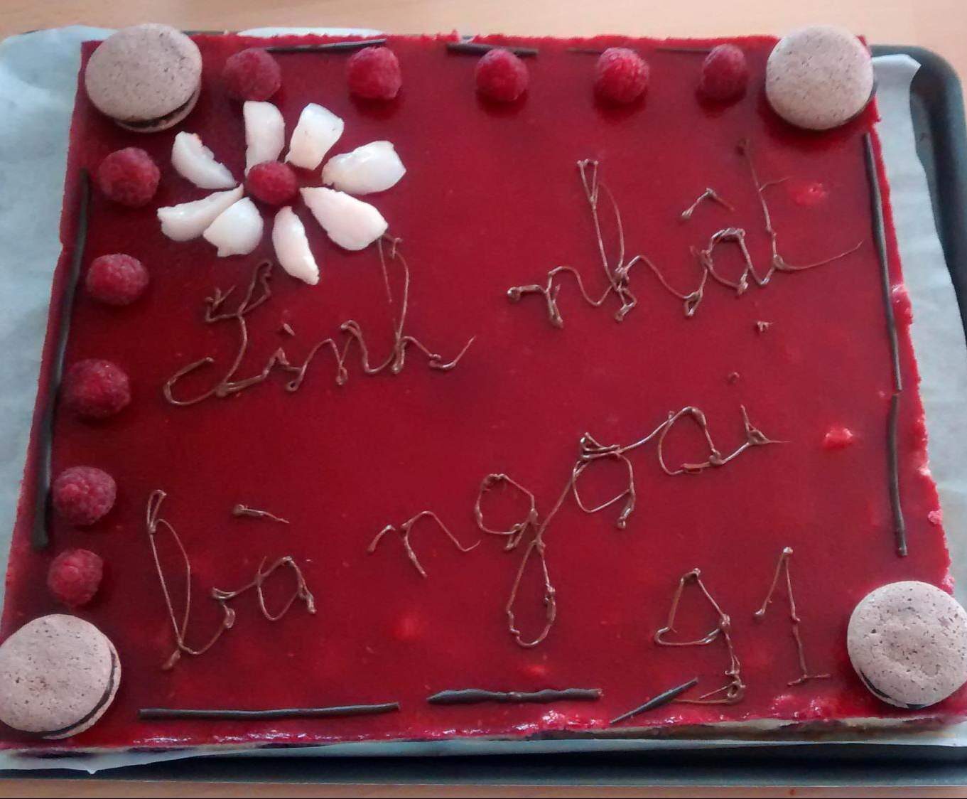 Bavarois litchi pistache framboise pour utiliser des blancs d oeufs