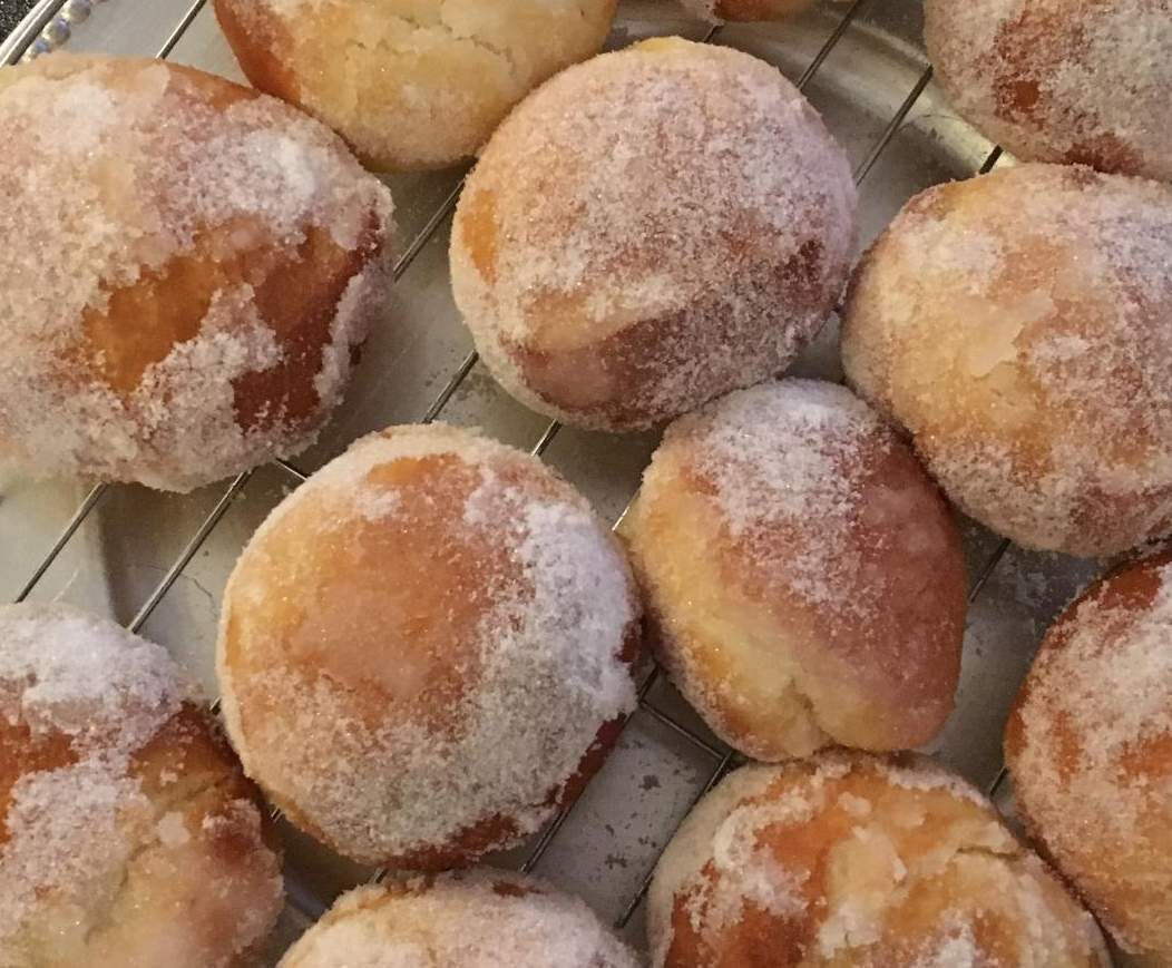 Beignets (boule de Berlin) au four