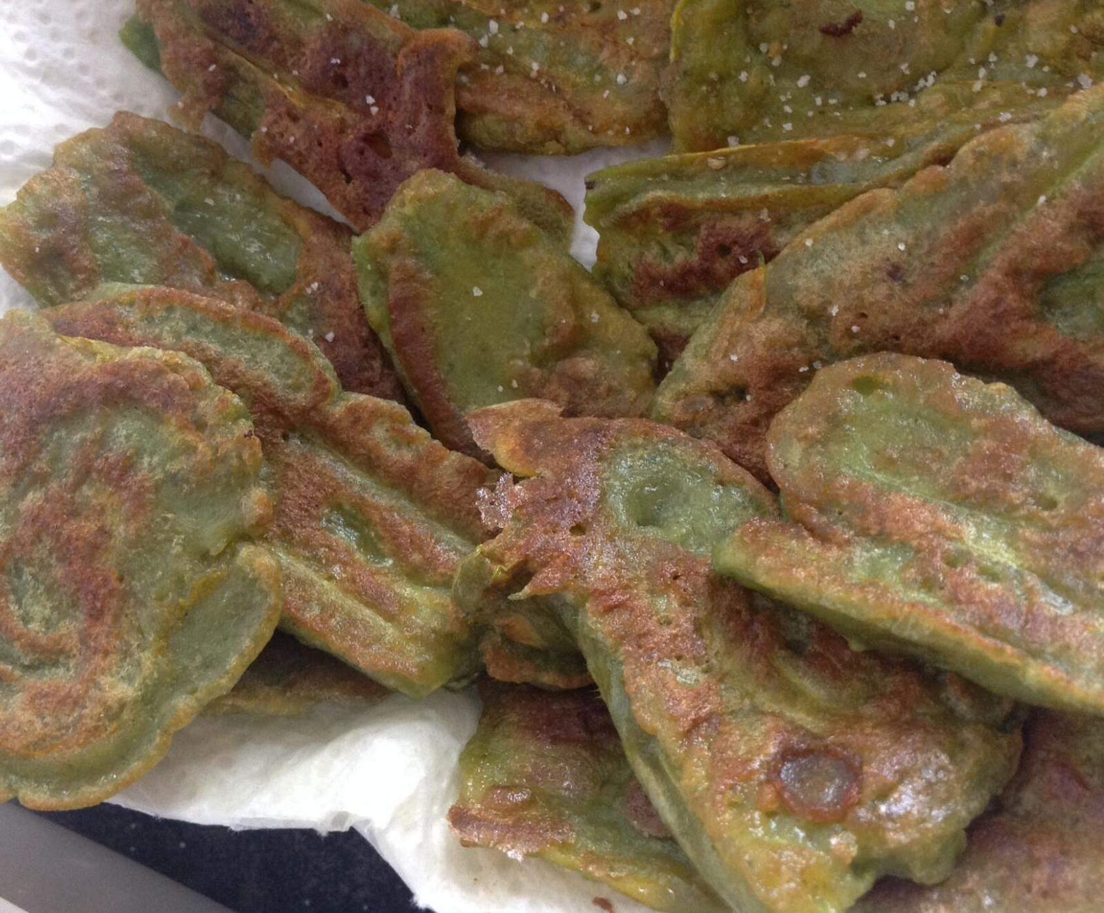 Beignets de fleurs de courgettes ou courge