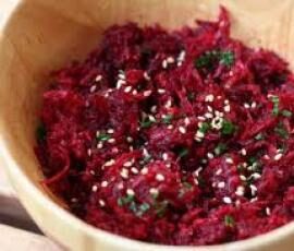 Betterave crue en salade