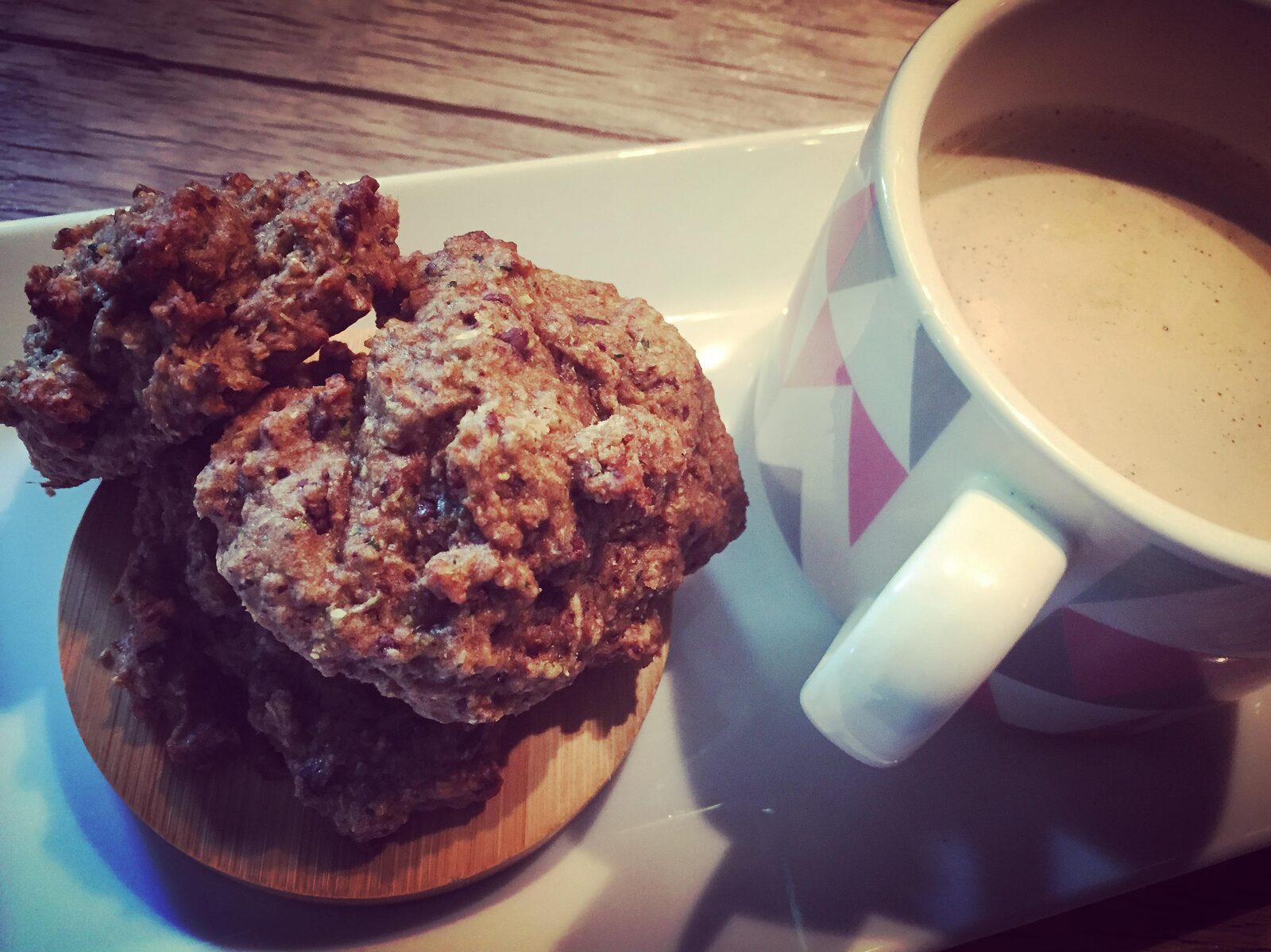 Biscuits chocolat courgette light