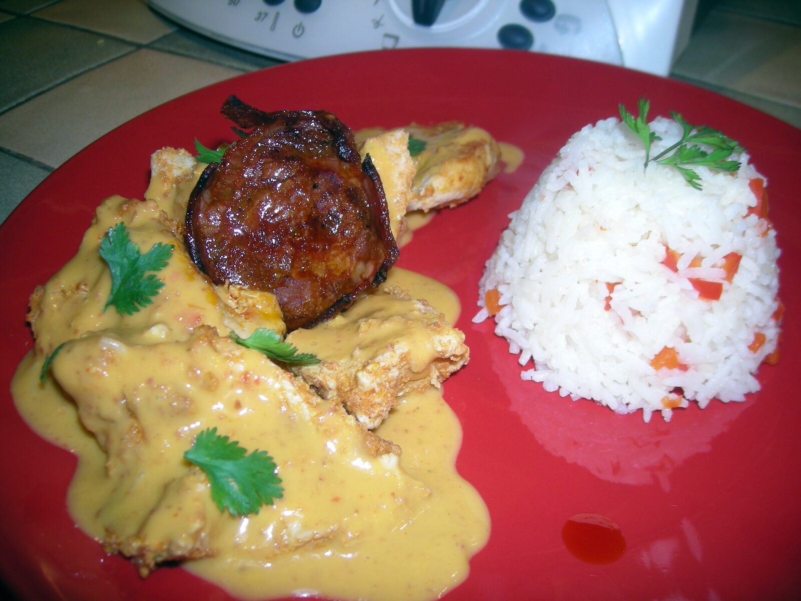 Blancs de poulet sauce chorizo