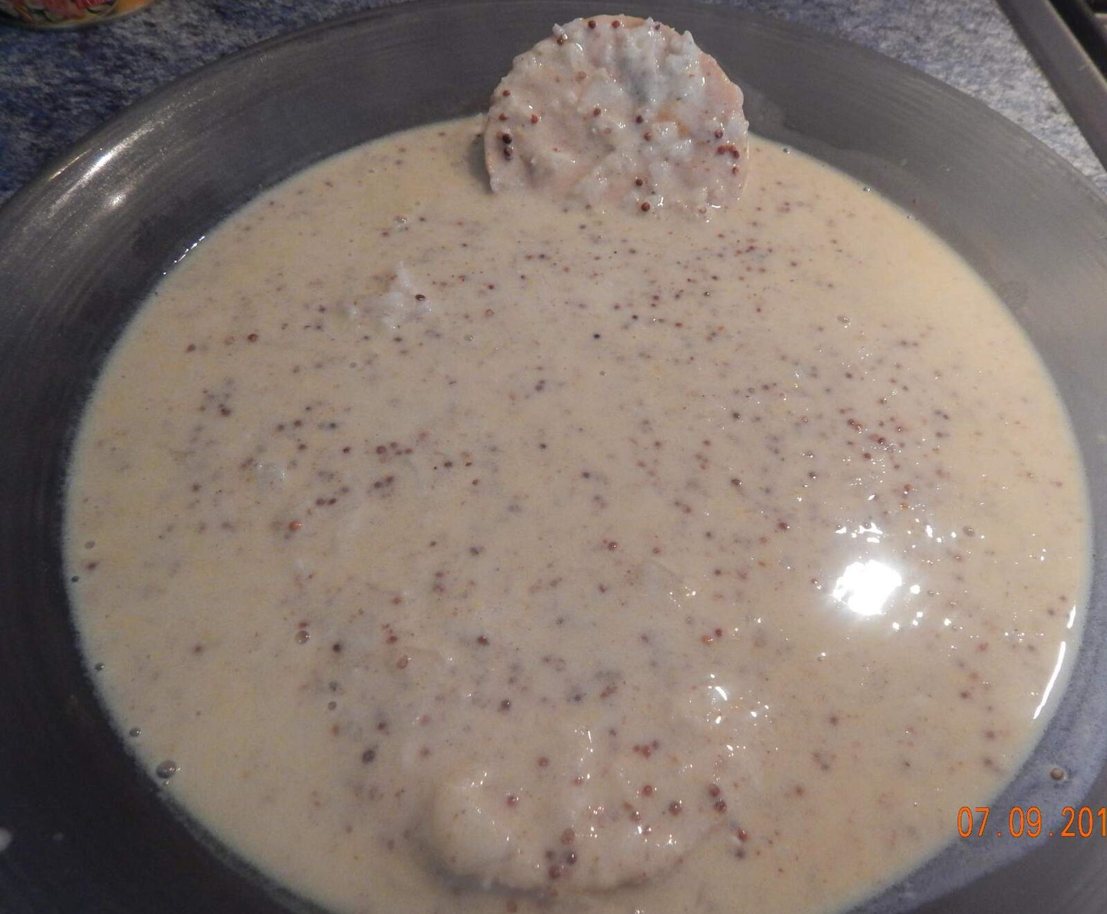 Blanquette de Saumon à la Moutarde