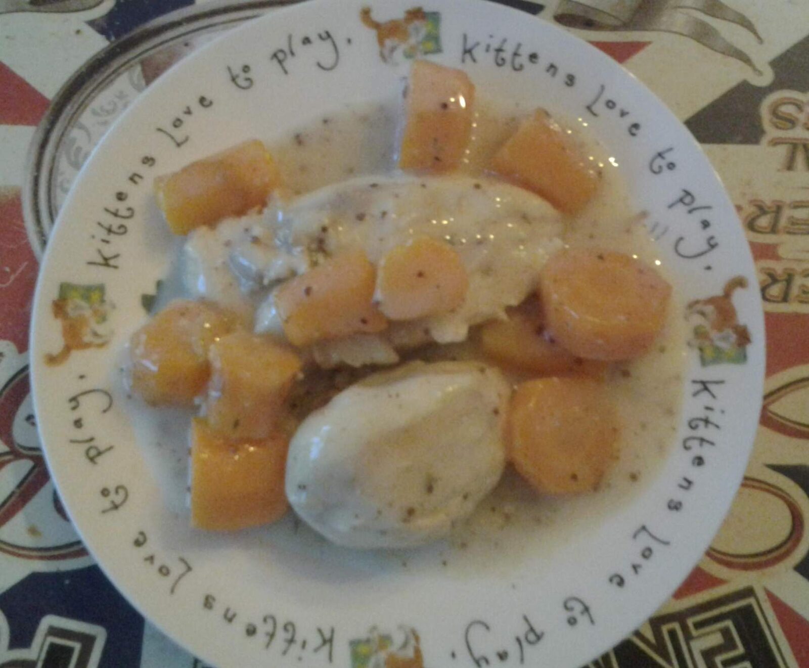 Blanquette de veau aux cepes à ma façon