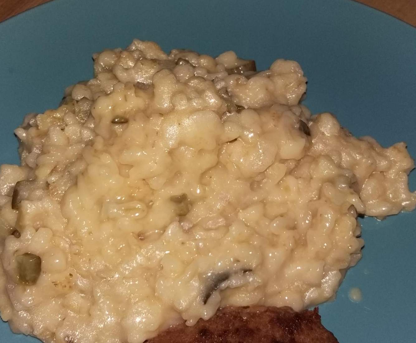 blé et courgettes façon risotto