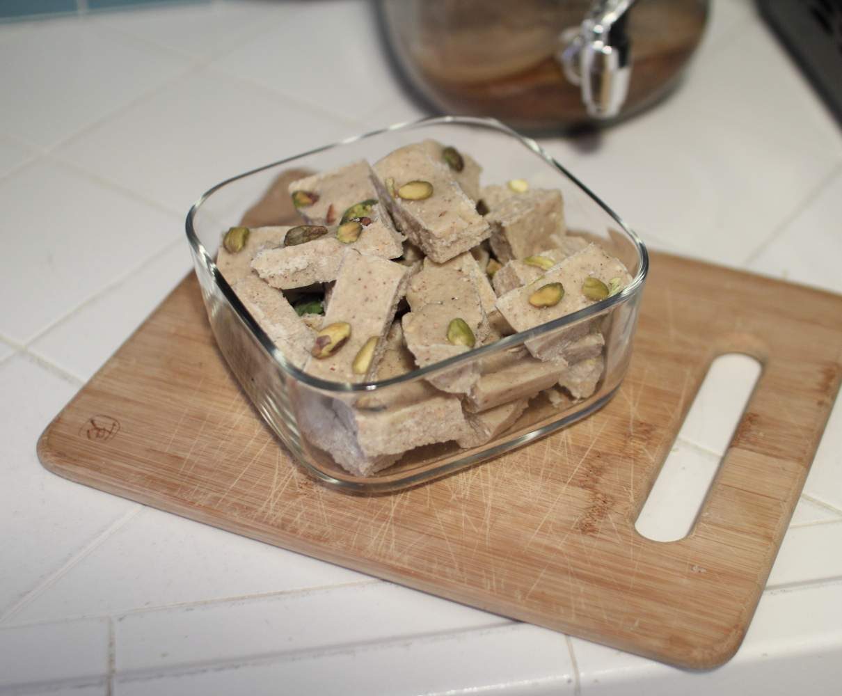 Bonbons coco amandes pistaches (sans lait, sans gluten, sans sucre de canne)