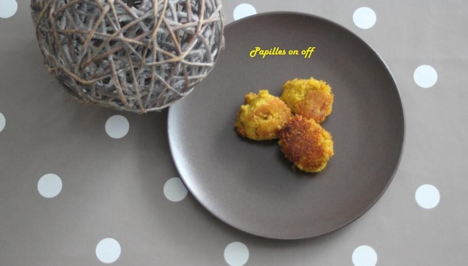 Boulettes de pois chiches, lentilles corail et blé façon falafels