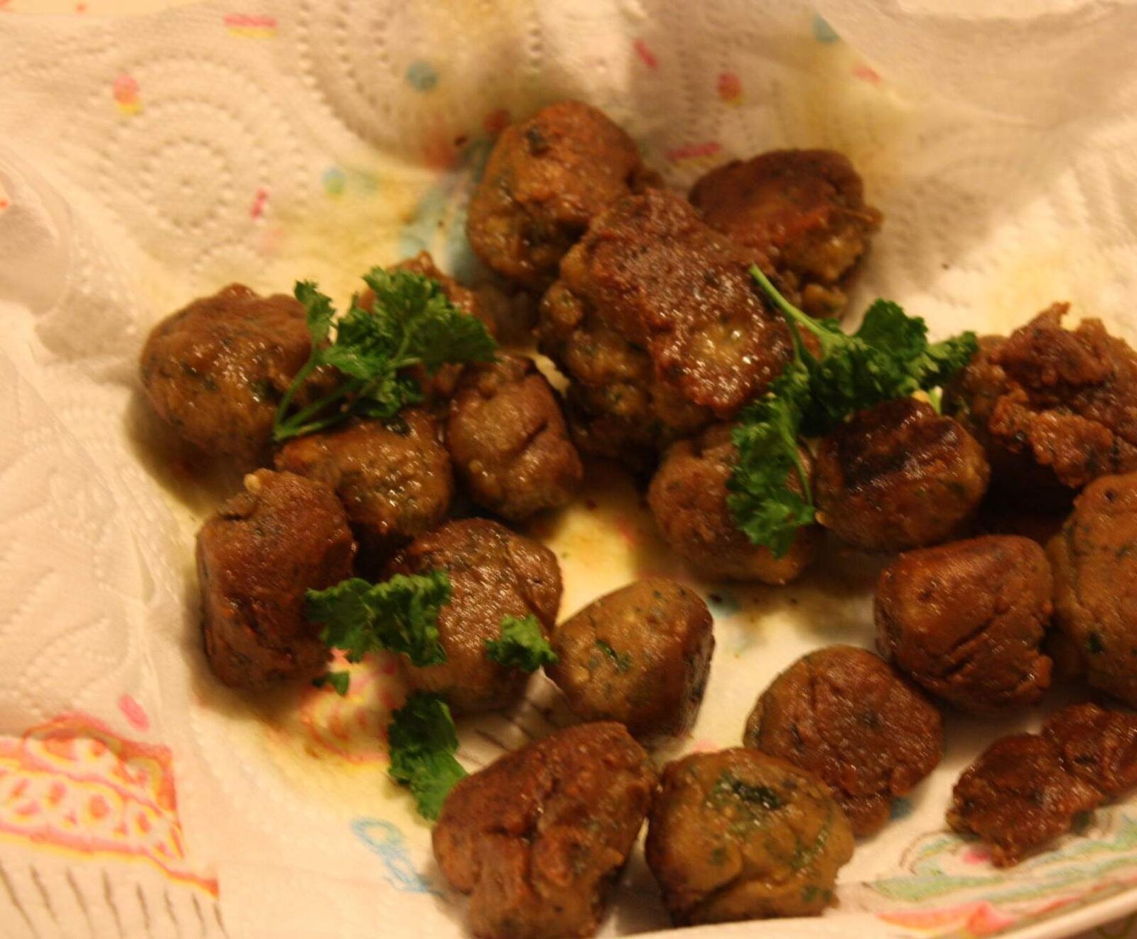 Boulettes de seiches en beignets