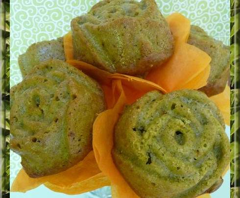 Bouquet de cakes vert Matcha
