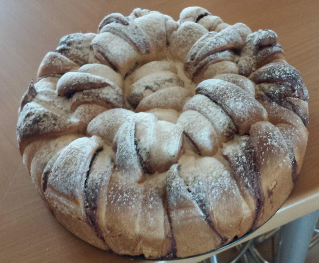 Brioche à la pâte à tartiner aux Nutella maison