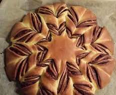 Brioche étoilée au nutella