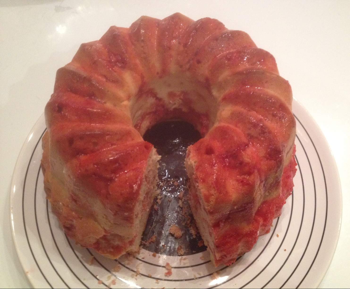 Brioche moelleuse aux pralines roses