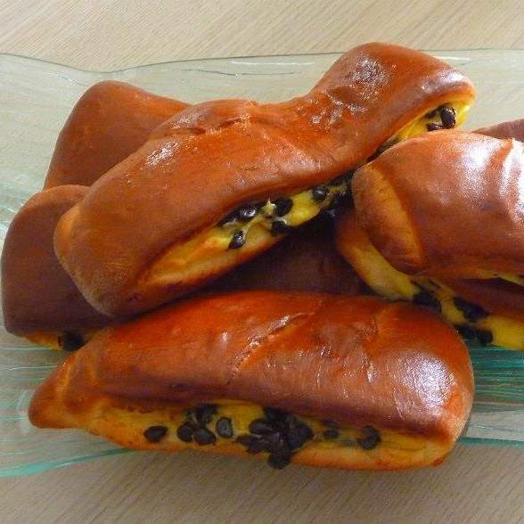Brioche suisse au chocolat crème pâtissière