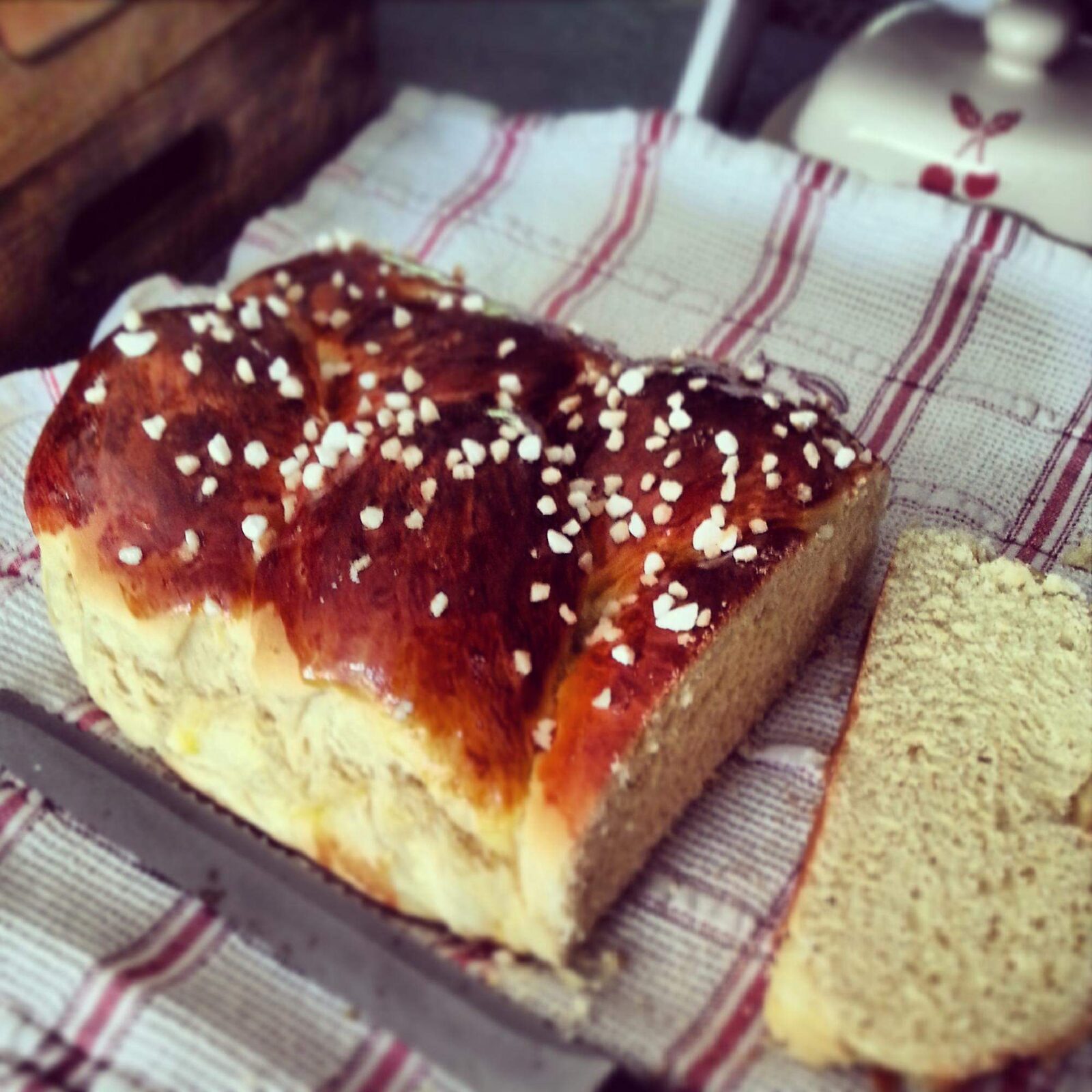 Brioche tressée légère
