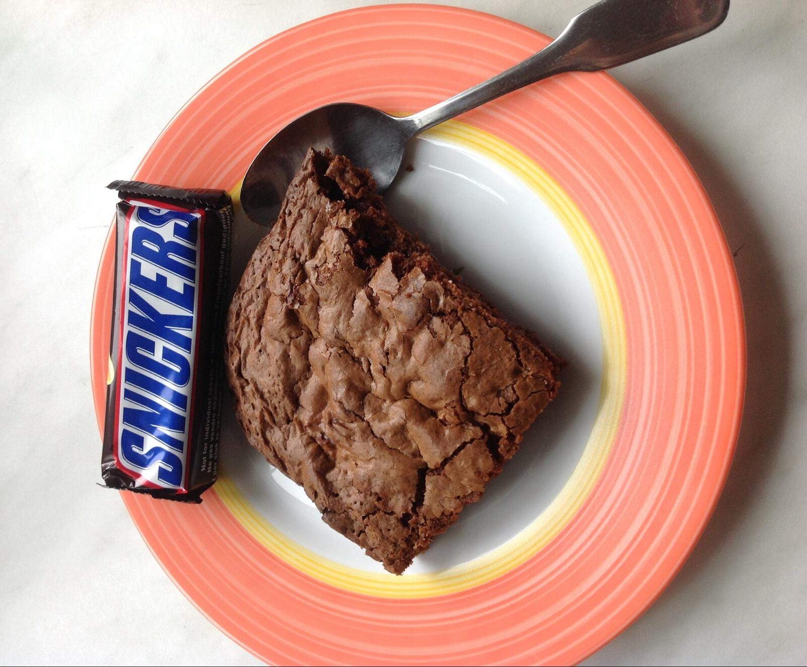 Brownie aux Snickers