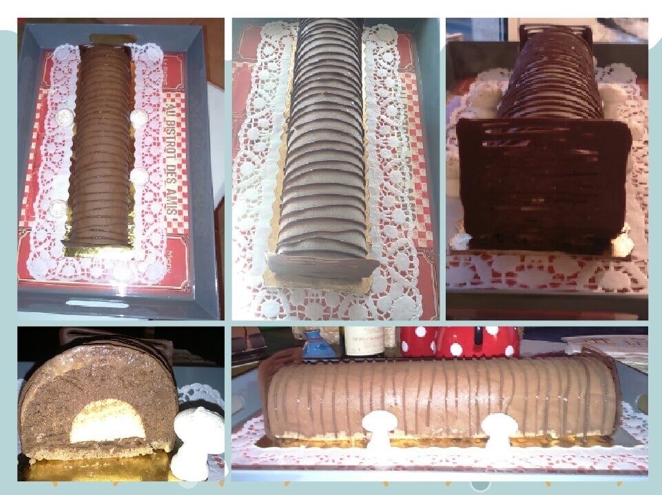 Bûche chocolat vanille fève tonka