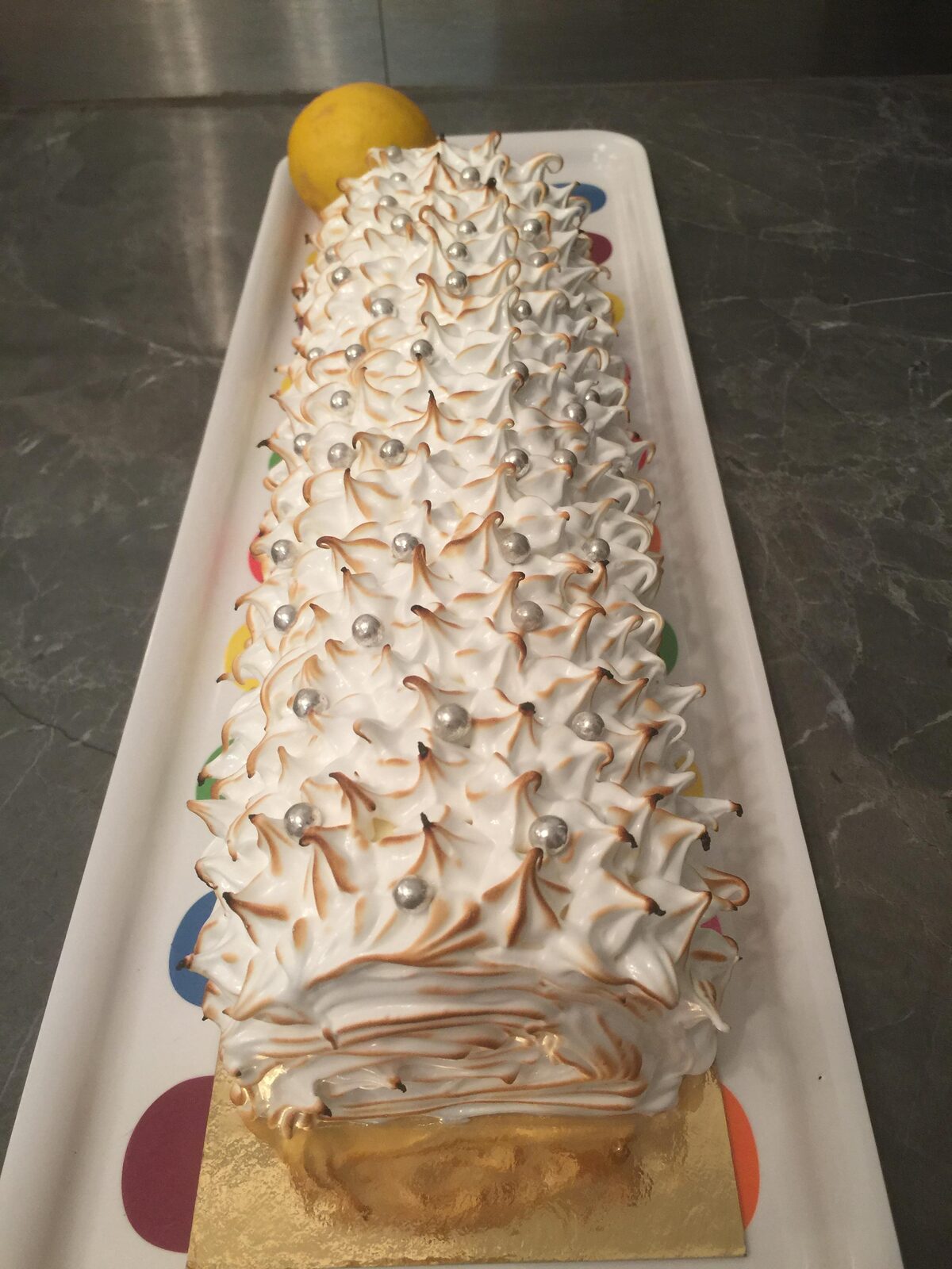 Buche citron meringué