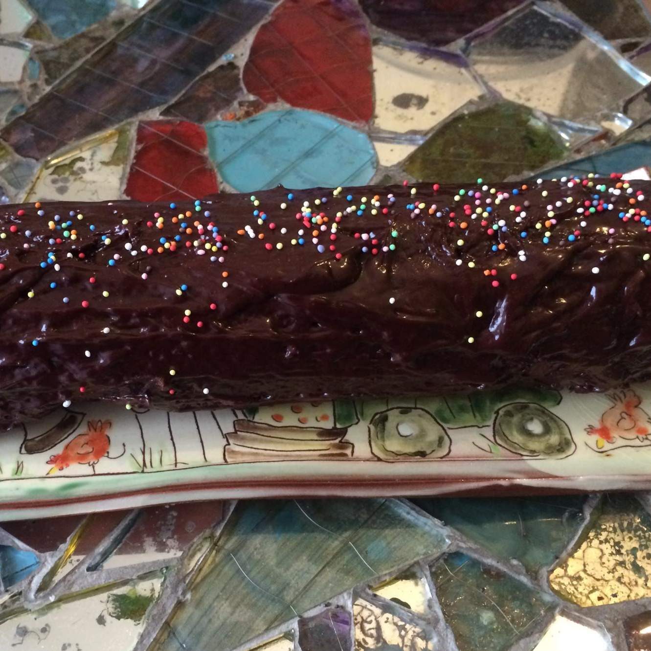 Bûche de Noël au chocolat