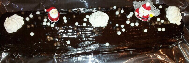 Buche de Noel au chocolat
