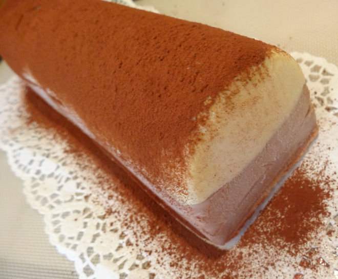 Bûche de Noël au Trois Chocolats