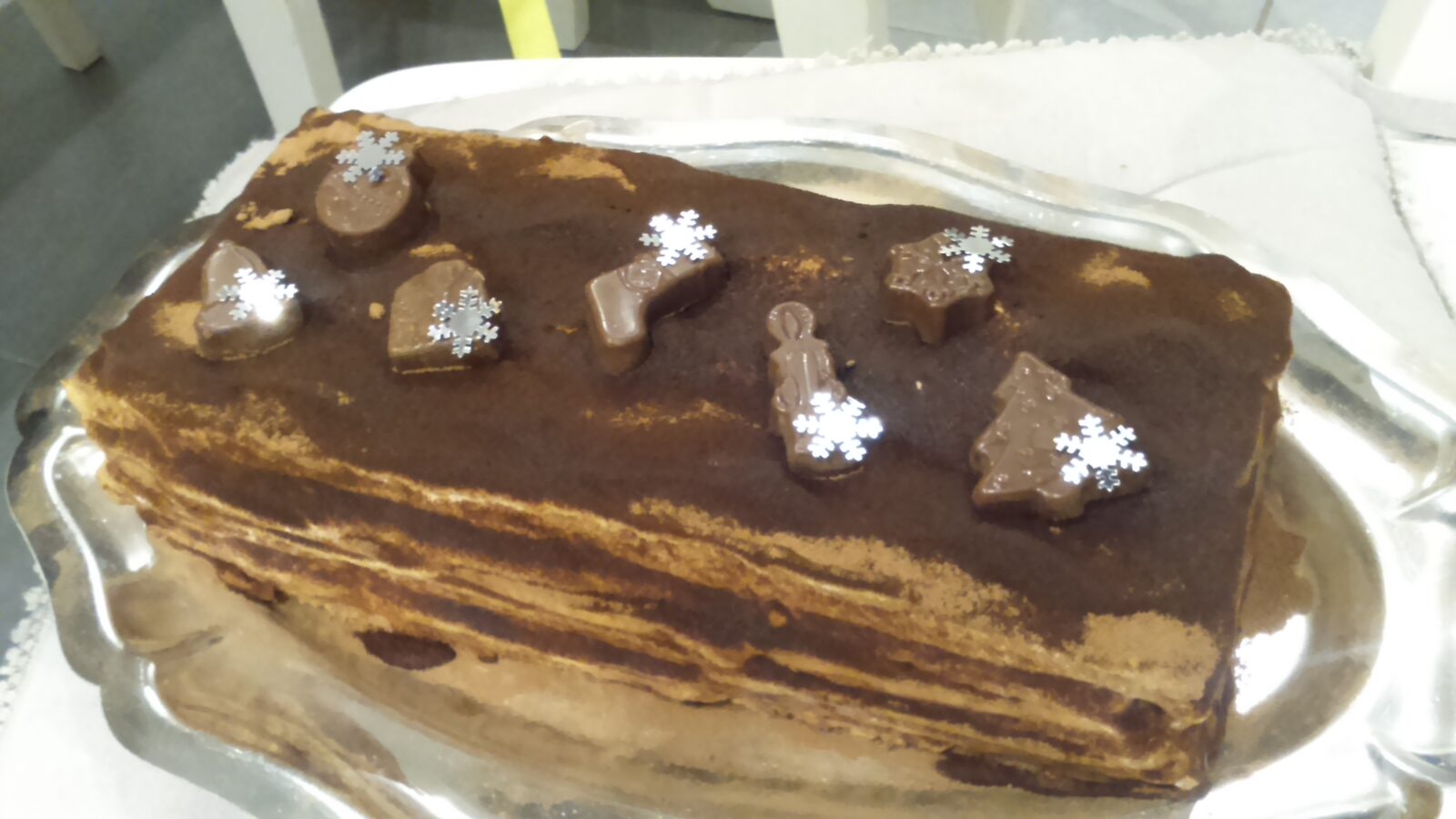 bûche de Noël façon tiramisu