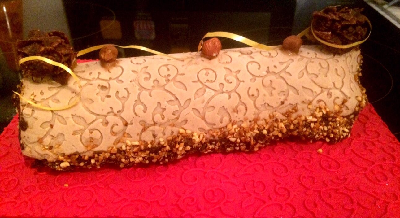 Bûche de Noël Ferrero rochers