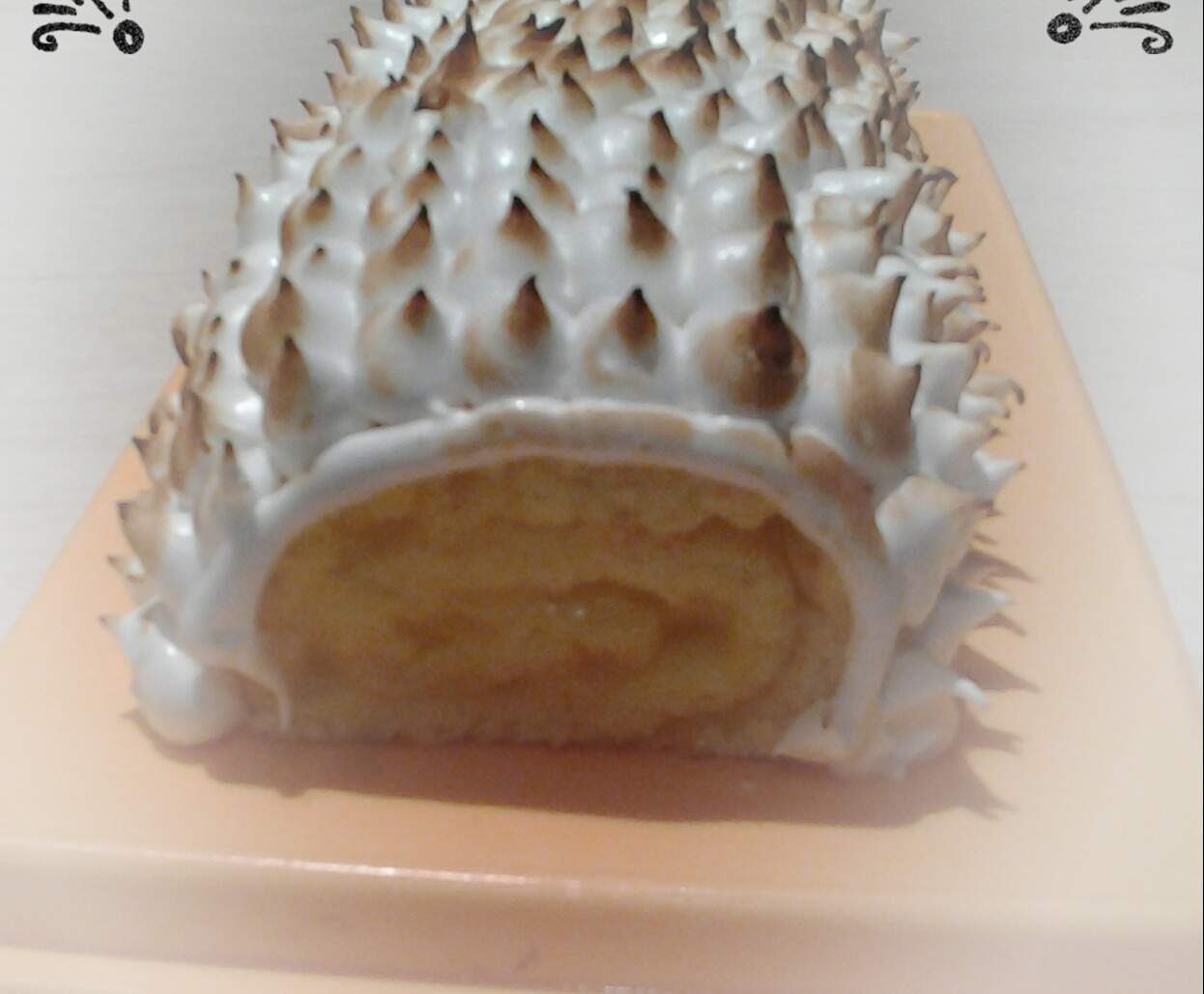 Bûche façon tarte au citron meringué