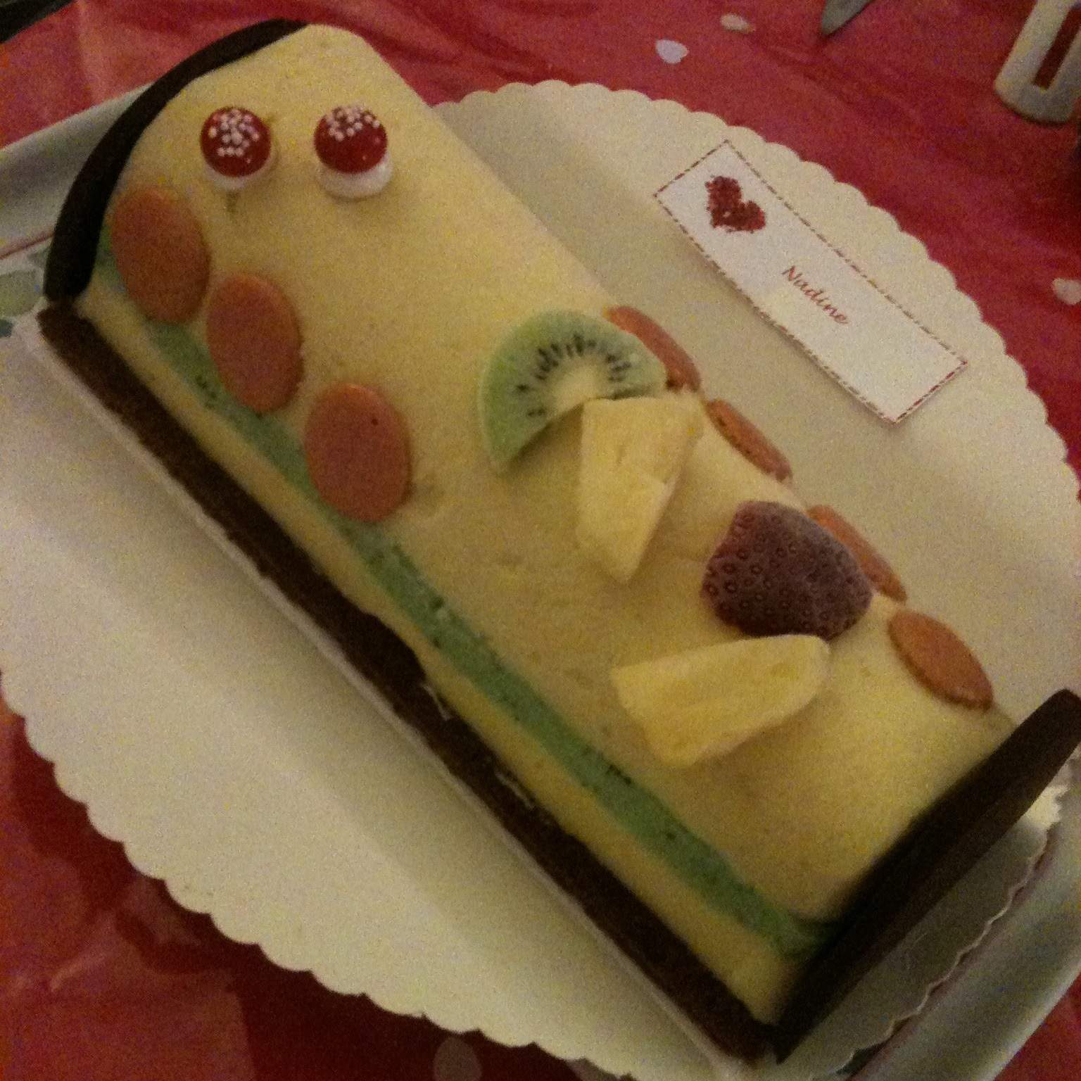 Bûche glacée de Noël