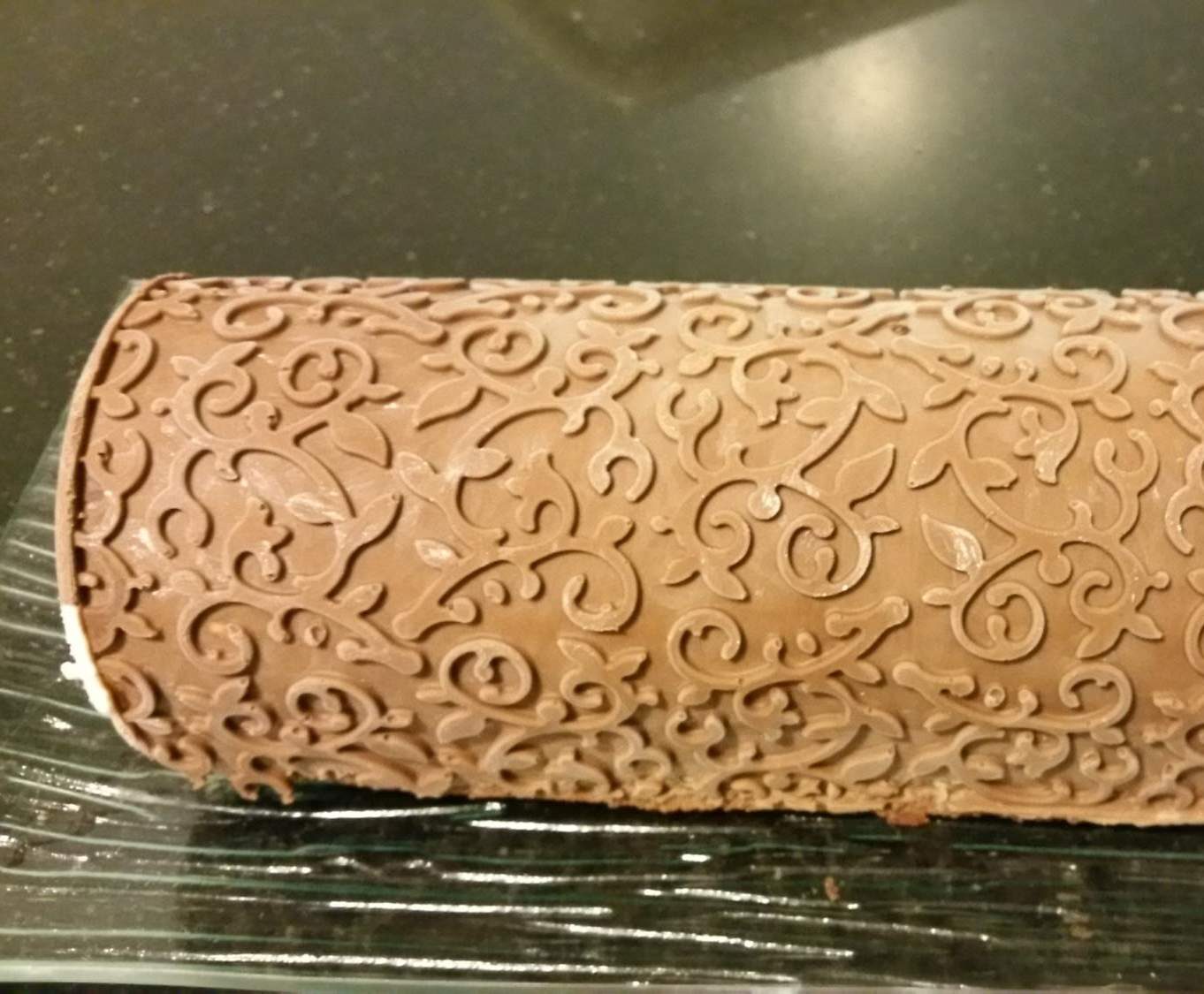 buche mousses aux trois chocolats