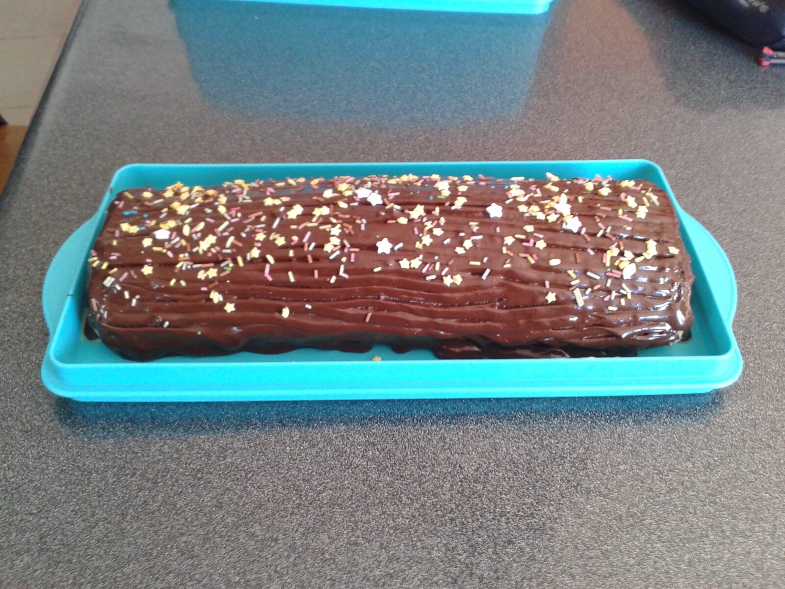 Bûche orange-chocolat