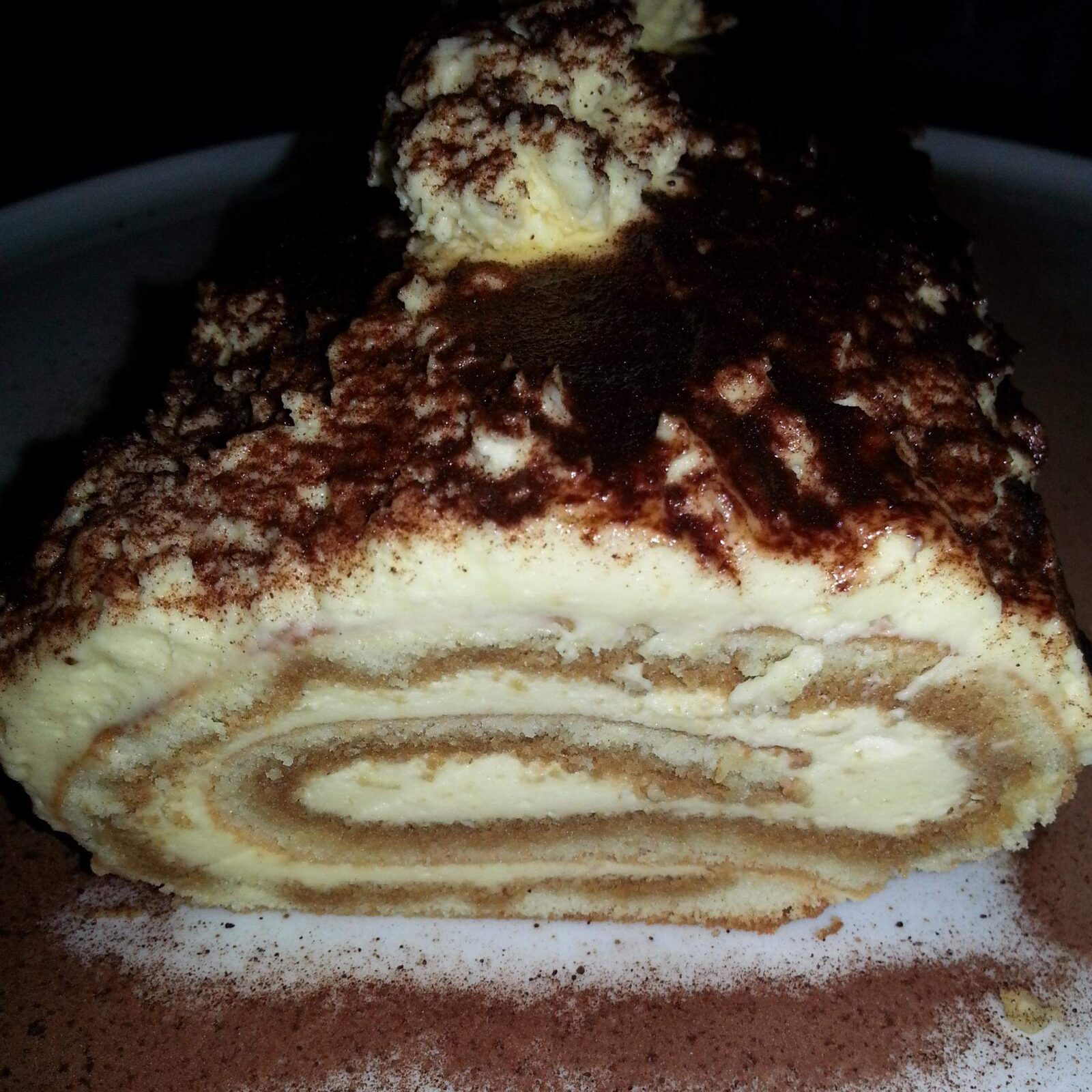 Bûche tiramisu