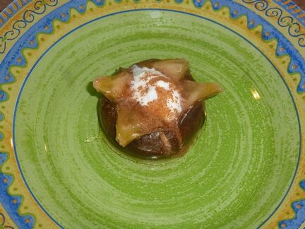 Cabillaud en papillotte de poireau-sauce curry/coco - dessert figues à la vapeur