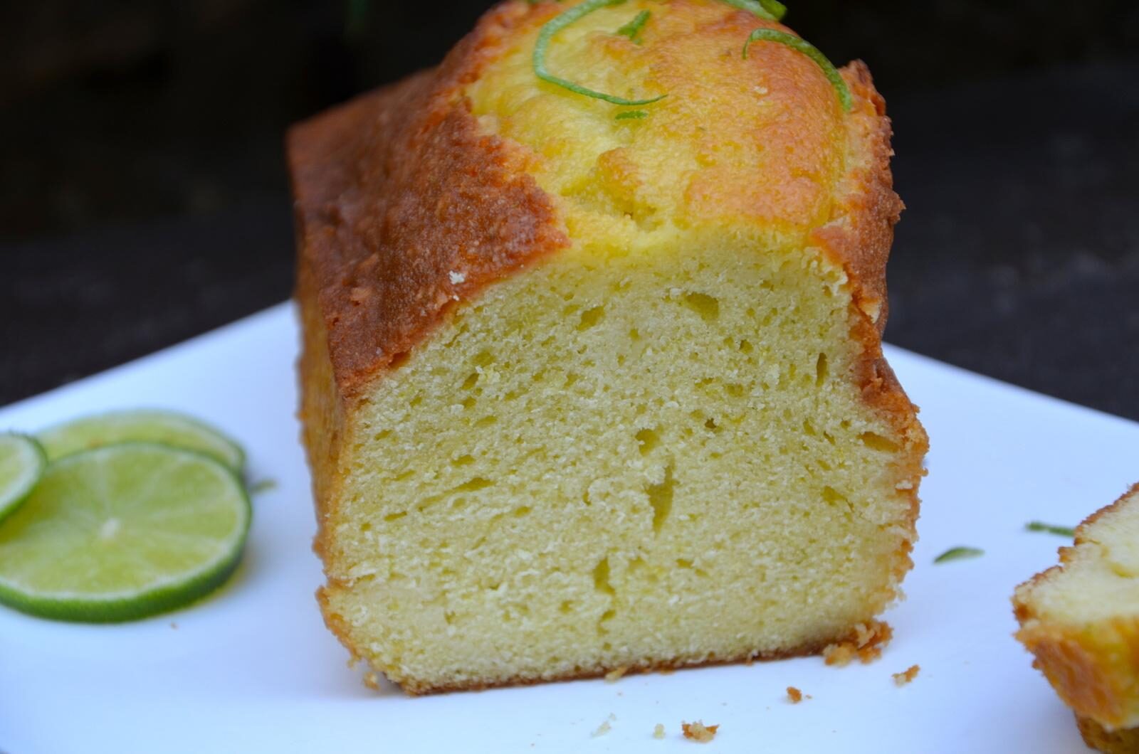 Cake au citron vert