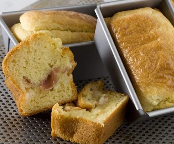 Cake au Jambon Cru et au Comté