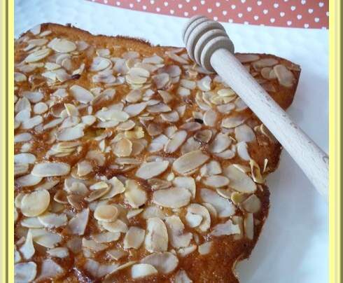 Cake au miel et aux amandes