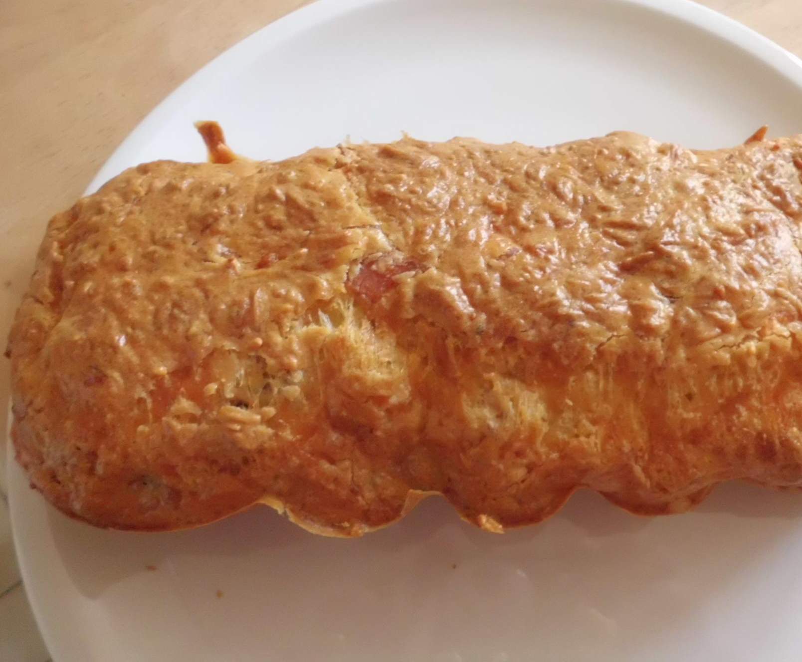 Cake aux jambon et noix