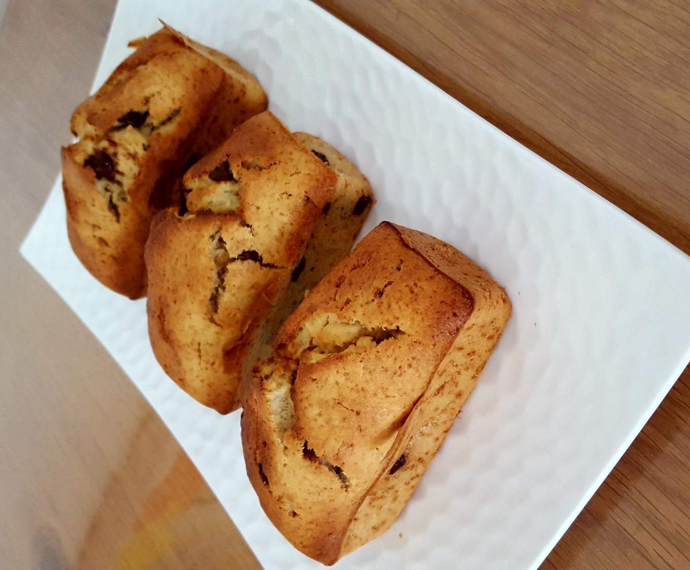 Cake banane pépites de chocolat