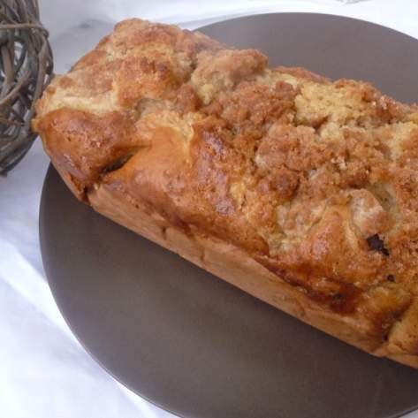 Cake croquant poires, speculoos et chocolat