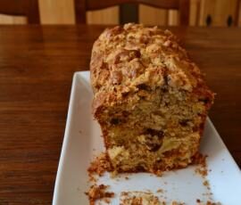 CAKE CRUMBLE POMME NOISETTES